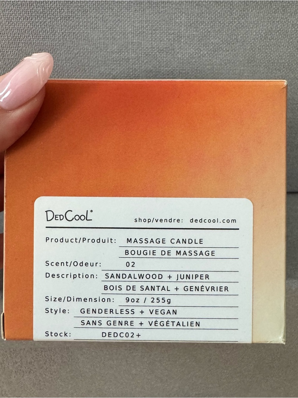 DedCool massage candle - Picture 3 of 5